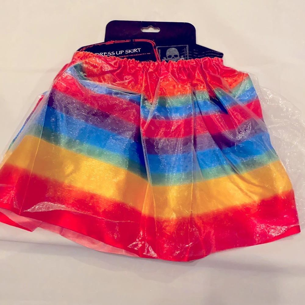 Dress Up Skirt ages 4+ rainbow